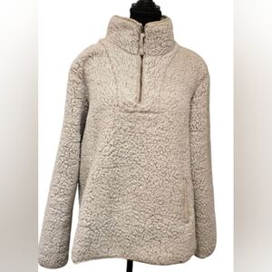 THREAD & SUPPLY IVORY WUBBY SHERPA JACKET